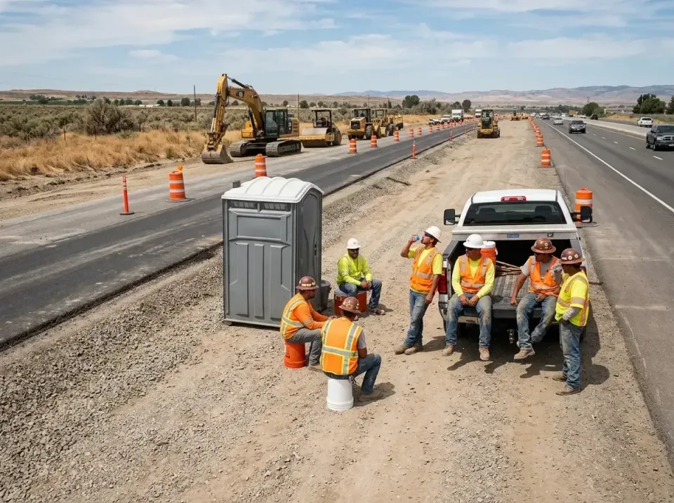 highway-road-construction-crew-007 — frequently asked questions, Porta Potty and Restroom Rentals in Montana City, MT